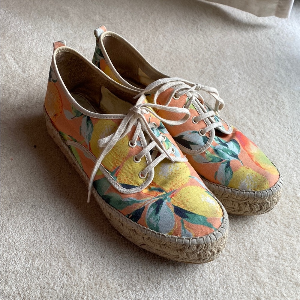 Loeffler Randall Fruit Canvas Espadrille Sneakers